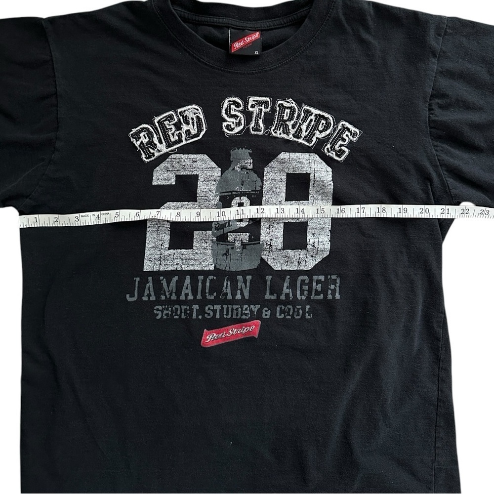 π―π²πΊ Red Stripe Jamaican Lager Graphic Tee | Size XL - Picture 3 of 6